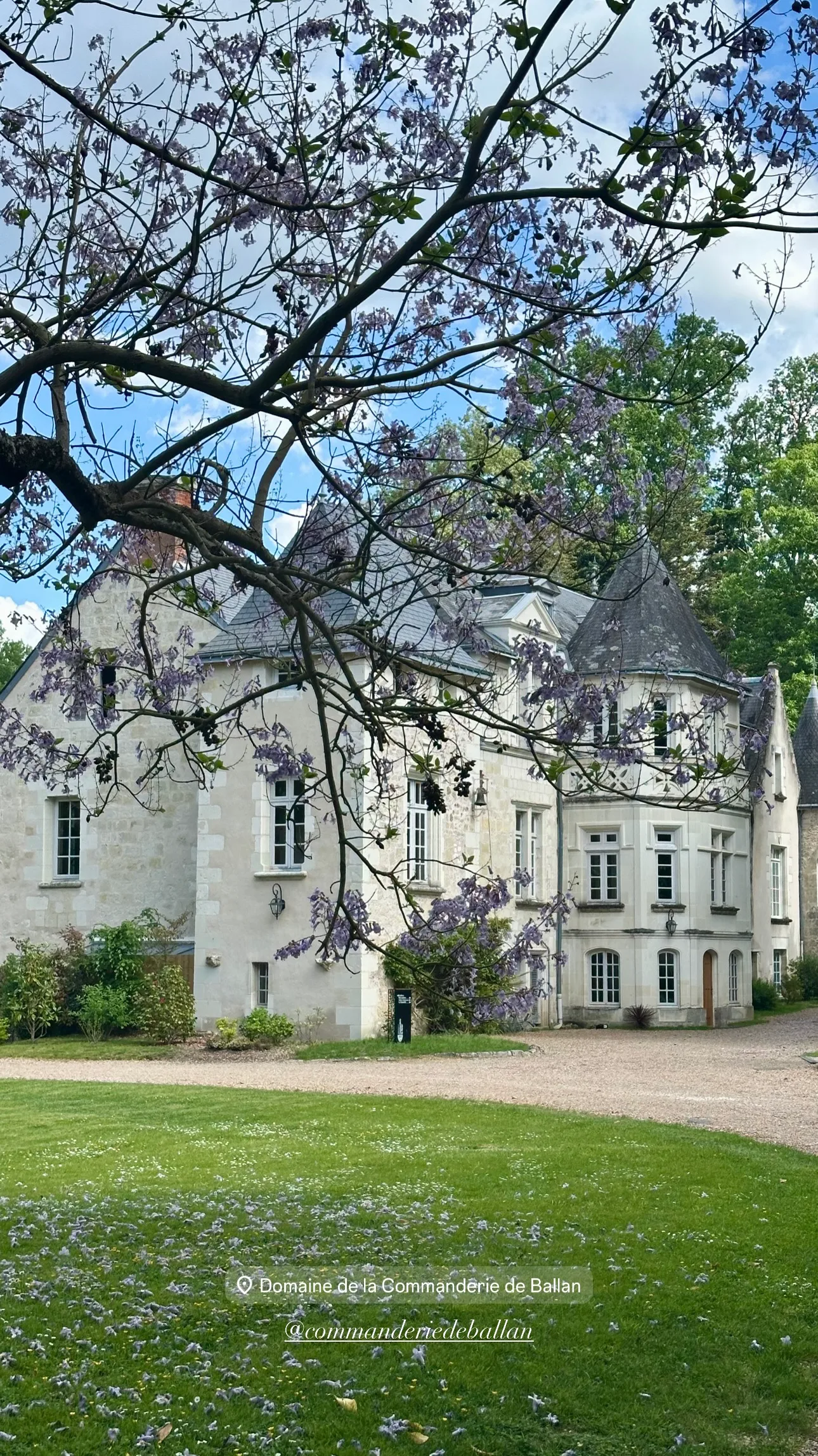 Domaine de la Commanderie de Ballan — contenu UGC voyage créé par Chloé Blaise, créatrice UGC à Paris
